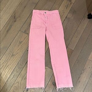 Kids pink Zara jeans 11-12